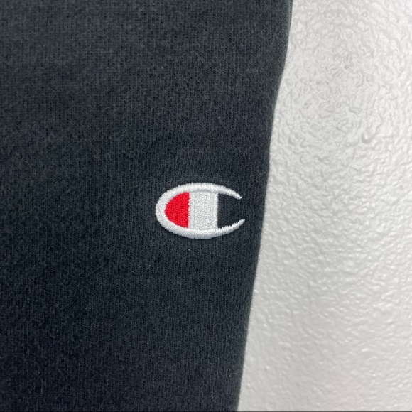 Vintage Champion Reverse Weave Black Sweatpants - Picture 3 of 6